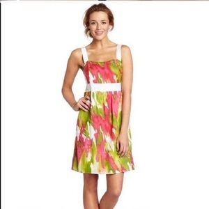 Columbia PFG pink and green sundress with pockets